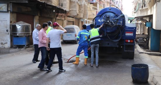 الصرف الصحى بالإسكندرية: تطهير 140 ألف شنيشة استعدادا لموسم الشتاء