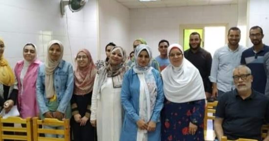 ختام البرنامج التدريبى على تطبيق سياسات مكافحة العدوى بتأمين بنى سويف