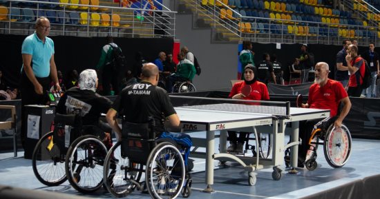 منتخب تنس الطاولة البارالمبي يحجز 11 مقعداً فى باريس 2024