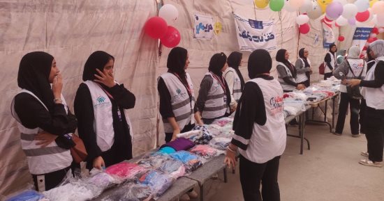 التحالف الوطنى للعمل الأهلى يوزع مستلزمات المدارس على الفئات الأولى بالرعاية