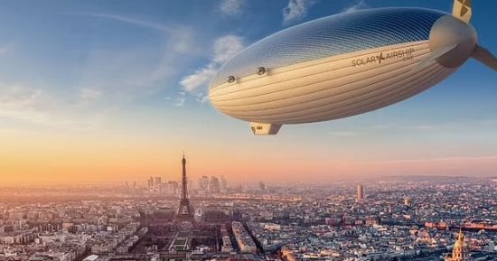 طائرة على شكل حوت تعمل بالطاقة الشمسية دون توقف لمدة 20 يومًا 