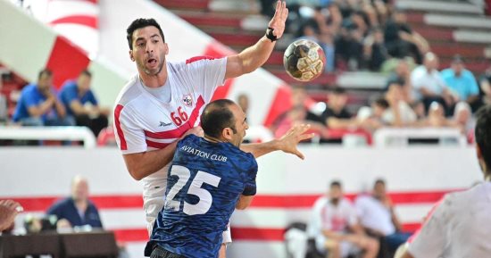 الزمالك يهزم الطيران فى سابع جولات دورى محترفى اليد