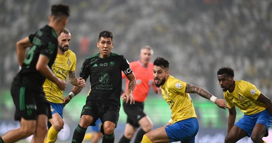 النصر يكتسح الأهلى بثلاثية فى الشوط الأول بالدورى السعودى.. فيديو
