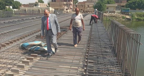 إحلال وتجديد كوبرى على باشا بالمنيا لربط المنطقة بالطريق الزراعى في مطاى