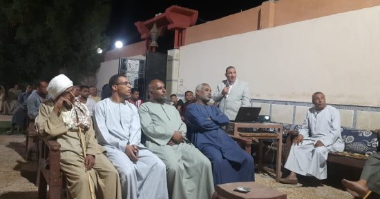 "دور المجتمع فى التصدى لانتشار المخدرات" ندوة لمجمع إعلام قنا لتوعية الأهالى