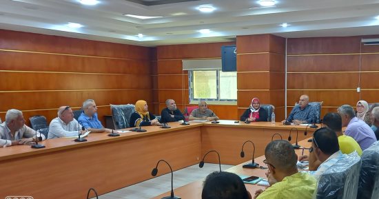 اجتماع تنسيقى بمجلس مدينة العريش للتجهيز للعام الدراسى الجديد