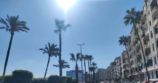 طقس الإسكندرية اليوم.. حار نهارا رطب ليلا ودرجات الحرارة تسجل 31 درجة