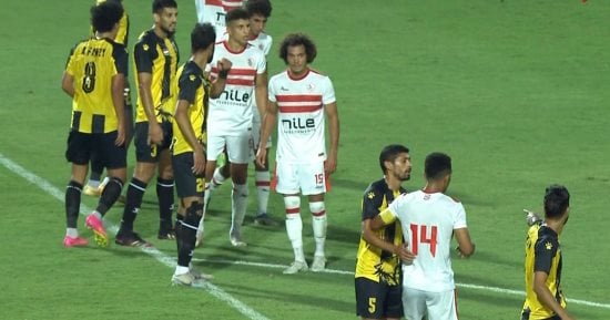 30 دقيقة.. الزمالك يهدد والمقاولون يرد.. والتعادل السلبى سيد الموقف