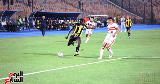 التعادل السلبى يحسم الشوط الأول بين الزمالك والمقاولون العرب فى الدوري