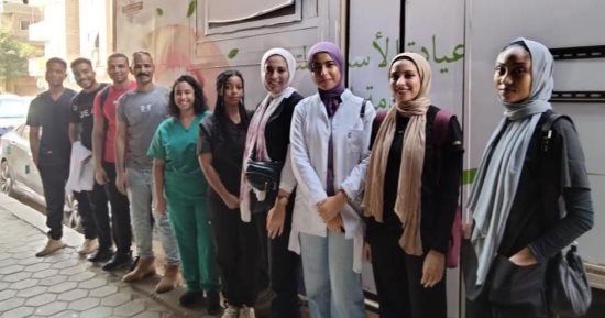 "طب أسنان" جامعة القاهرة تطلق قافلة طبية علاجية لمنطقة العمرانية بالجيزة