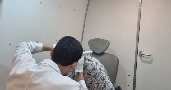 الكشف على 1201 مواطن فى قافلة طبية مجانية بالمنوفية