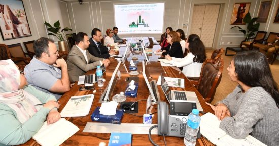 مسئولو الإسكان والبنك الأوروبي لإعادة الإعمار والتنمية يستعرضون خطة تحول مدينة 6 أكتوبر للأخضر