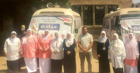 حياة كريمة ببنى سويف: الكشف وتوفير العلاج لــ1932حالة بقرية شاويش
