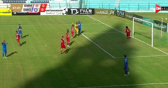 دوري نايل .. سموحة يتقدم على بلدية المحلة بهدف خالد فى الشوط الأول 