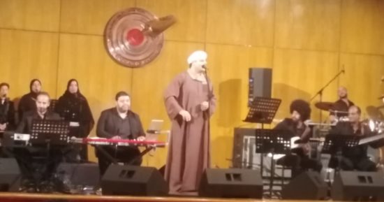محمود التهامى يوجه الشكر لنقيب الصحفيين فى احتفالية المولد النبوى الشريف