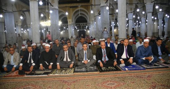 محافظ الغربية يشهد الاحتفال بذكرى المولد النبوى فى رحاب المسجد الأحمدى