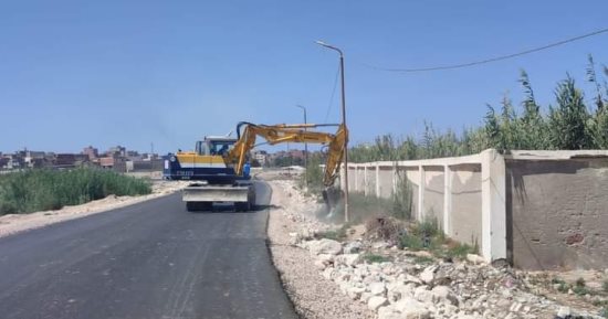 الانتهاء من رصف شارع طريق الكرنك بحى العامرية أول فى الإسكندرية 