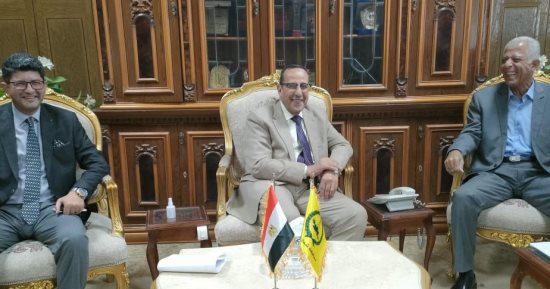 محافظ شمال سيناء يستقبل وفدا من رئاسة مجلس الوزراء
