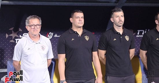 أوسوريو يرسم مع جهازه المعاون فى الزمالك خطة عبور إنبى الليلة