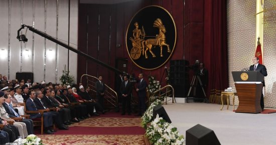 الرئيس السيسي مشيدا بكلمة شيخ الأزهر: أحسنتم يا فضيلة الإمام