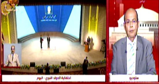 أحد المكرمين باحتفالية مولد النبى: الرئيس السيسى يقدر العلم والعلماء
