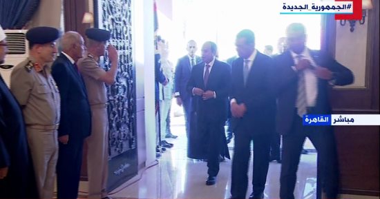 الرئيس السيسي يصل مقر احتفال الأوقاف بذكرى المولد النبوى الشريف