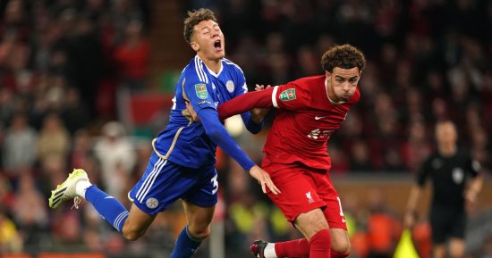 ليفربول يتأخر أمام ليستر سيتي بهدف فى الشوط الأول بكأس الرابطة