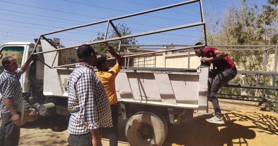 رفع 2100 حالة تعدٍ على الطريق العام بجنوب الجيزة وحدائق الأهرام