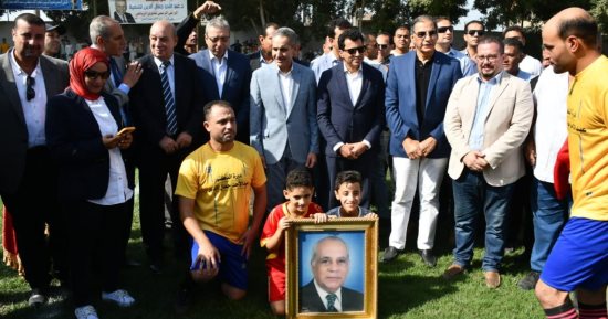 وزير الرياضة ومستشار رئيس الجمهورية ومحافظ الغربية يشهدون نهائي كأس عبد الأحد جمال الدين
