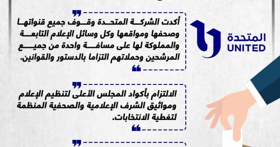 "المتحدة" تؤكد وقوفها على مسافة واحدة من جميع مرشحى الرئاسة.. إنفوجراف