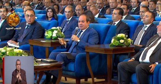 الرئيس السيسي: ما فيش بلد بتطلع لقدام غير بالاستقرار وأى حد يقول غير كده جاهل