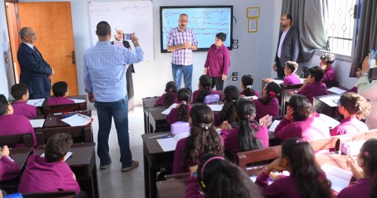 المدرسة الأسقفية بمنوف تحتفل ببداية العام الدراسى الجديد