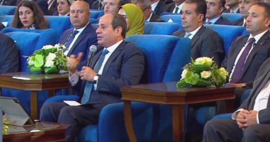 الرئيس السيسي: هنفضل نشتغل ونعمل لتنمية بلدنا