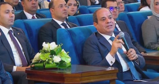 الرئيس السيسي: نعمل بمعدلات أداء كبيرة للدولة ولصالح الوطن