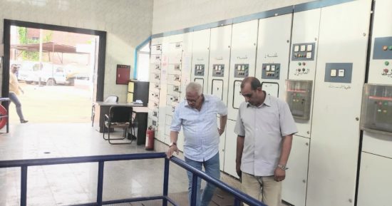 رئيس مياه المنوفية يتابع ميدانيًا سير العمل بفرع سرس الليان