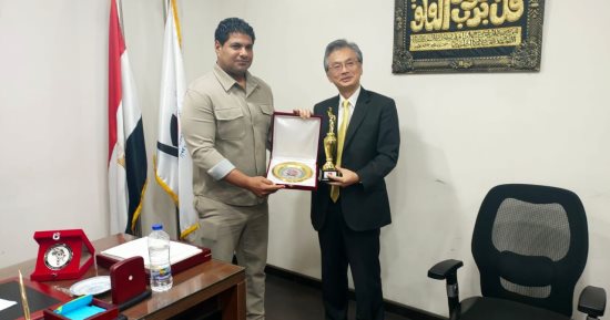السفير الياباني في القاهرة يزور اتحاد الجودو
