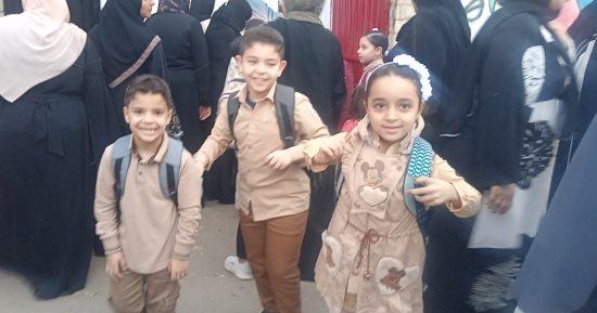 توافد 878 ألفا و165 طالبا وطالبة بمحافظة كفر الشيخ على 2298 مدرسة