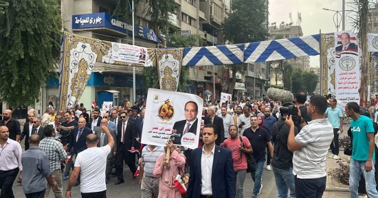 الآلاف يحتشدون بميدان الجلاء لمناشدة الرئيس السيسي الترشح بانتخابات الرئاسة
