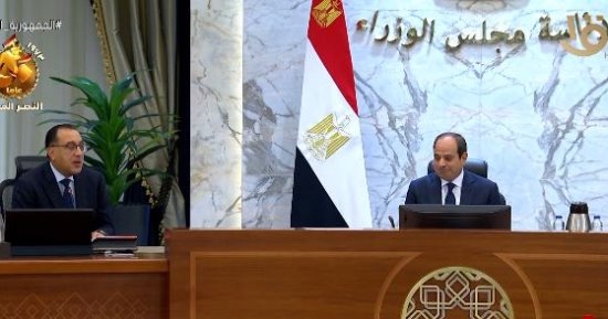مدبولى مرحبا بالرئيس السيسي بمقر مجلس الوزراء الجديد: لو لا قرارك ما كنا هنا