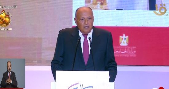 شكرى: الأزمة السودانية جعلت مصر فى صدارة الدول الساعية للدفع نحو التسوية