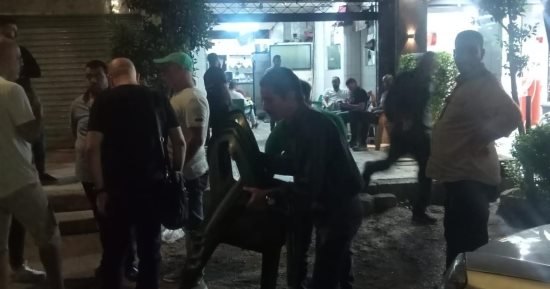 الجيزة: رفع تعديات المقاهى خلال حملات بالعجوزة والعمرانية