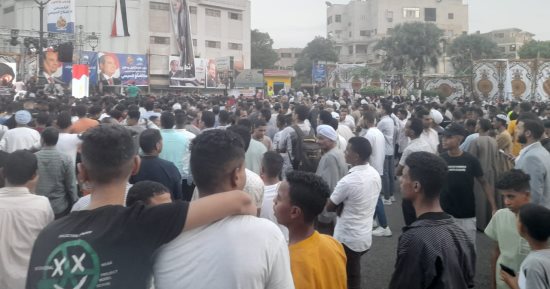 احتفالات قنا بذكرى نصر أكتوبر تتحول لمسيرات دعم للرئيس السيسي في الانتخابات