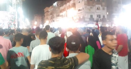 حمادة هلال يشارك فى احتفالات دعم ترشح الرئيس السيسي بمدينة دمياط.. صور