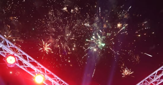 ألعاب نارية ببورسعيد احتفالا بإعلان الرئيس السيسي ترشحه للانتخابات الرئاسية 