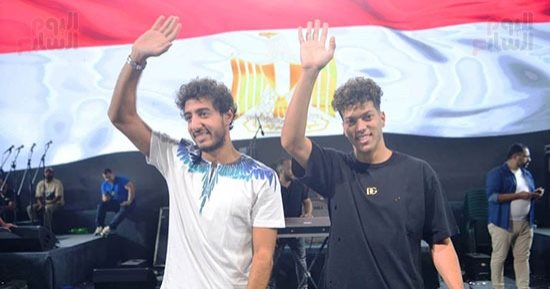 إمام عاشور ومحمد هانى بمصر الجديدة لدعم الرئيس السيسى فى الانتخابات الرئاسية