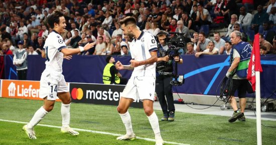 دورى أبطال أوروبا.. سوسيداد يتقدم على سالزبورج.. وشوط مثير بين برلين وبراجا
