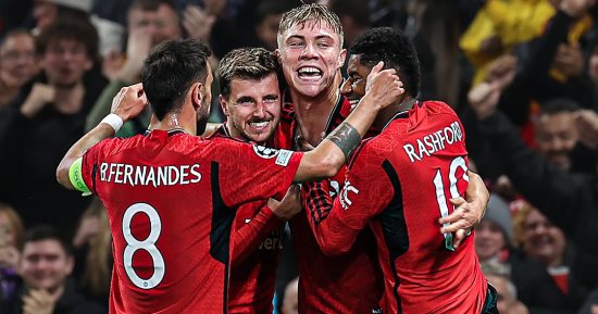 مانشستر يونايتد يتعادل 1-1 ضد جالاتا سراى بالشوط الأول فى دورى الأبطال.. فيديو
