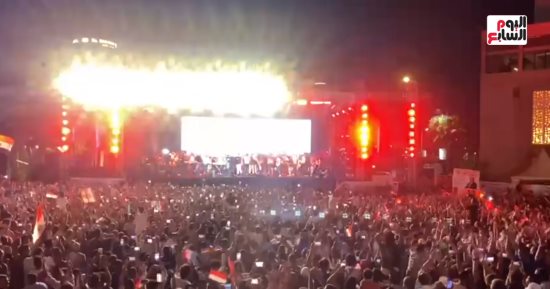 رضا البحراوي يتألق في حفل ميدان الجلاء بعد إعلان الرئيس السيسي ترشحه للانتخابات