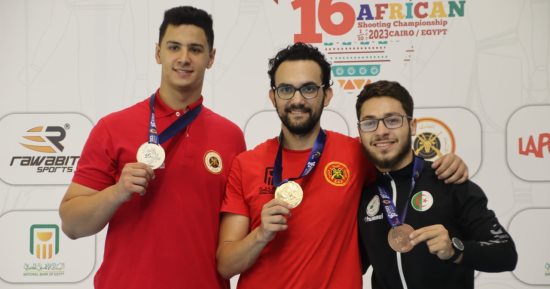 مصر تحصد 3 ميداليات ببطولة أفريقيا للرماية ومقعدا إضافيا فى أولمبياد باريس 2024