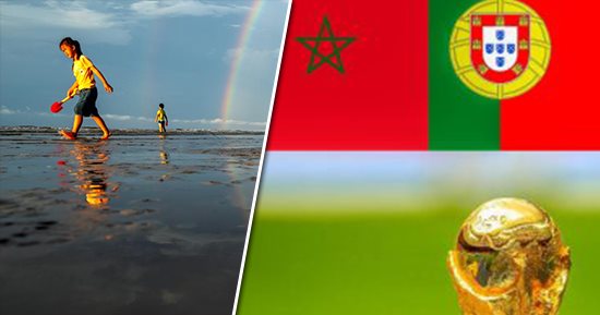 العالم هذا المساء.. المغرب يفوز مع إسبانيا والبرتغال بتنظيم كأس العالم 2030.. شواطئ الصين الجليدية تستقبل زوارها فى فصل الخريف.. جندية بريطانية تنتحر بعد تعرضها للتحرش الجنسى من رئيسها "صور"